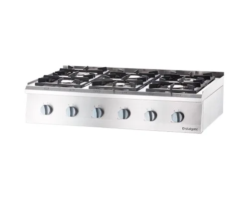 Gaasipliit 6 põletiga 36,5 kW